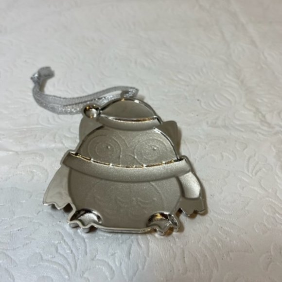OWL Enamel Metal Christmas Tree Holiday Hanging Ornament 2.5"x3" - Picture 2 of 4